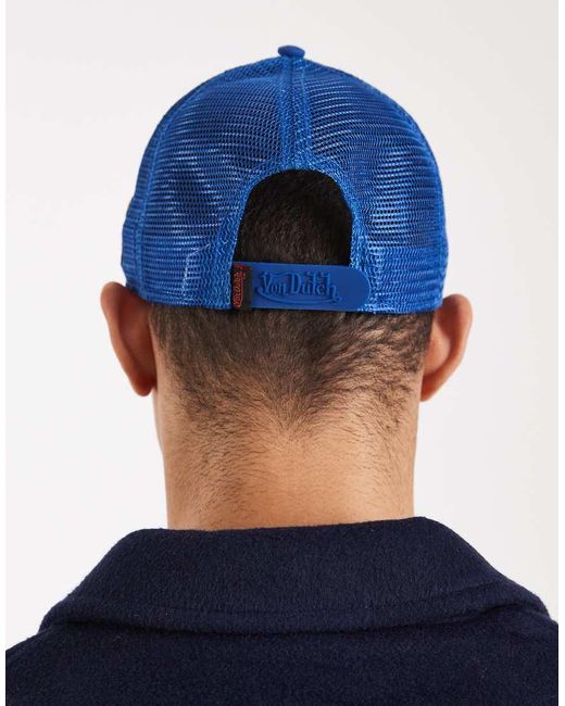 Von Dutch Blue Trucker Cap