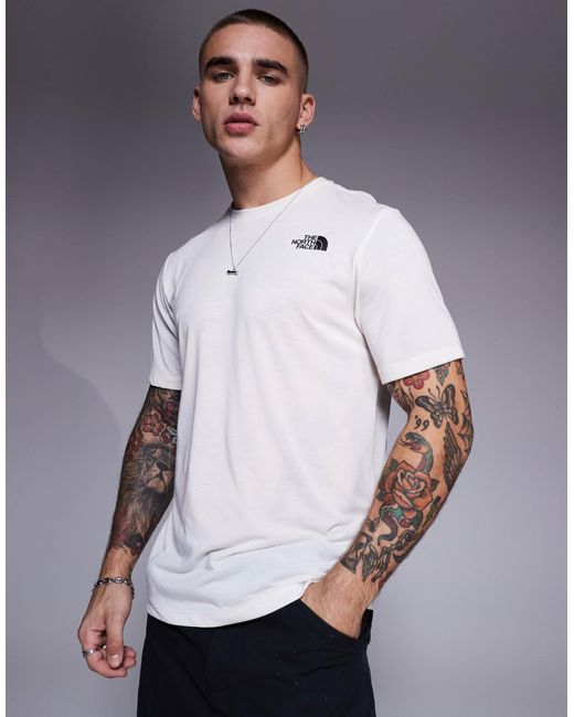 The North Face – foundation – t-shirt in Gray für Herren