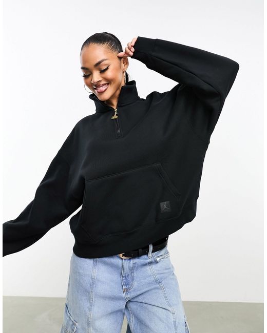 Nike Black – flight – fleece-sweatshirt