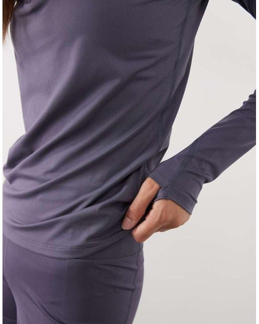 PUMA Purple Run Velocity Cloudspun Quarter-Zip Top