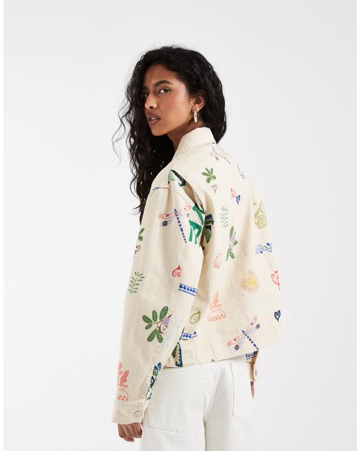 Object Natural Boxy Denim Jacket