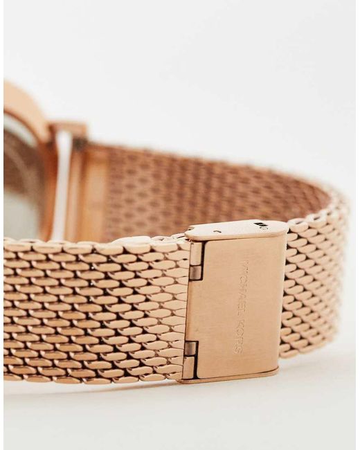 MICHAEL Michael Kors Natural Michael Kors Mk4340 Pyper Mesh Watch