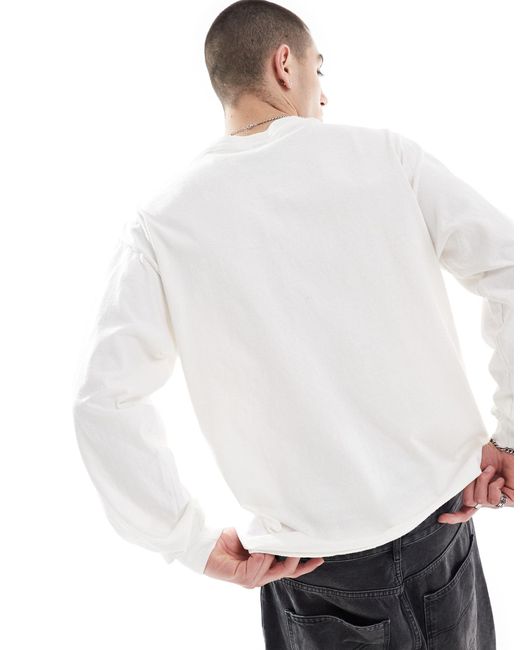 Camiseta blanca unisex Reclaimed (vintage) de color Natural