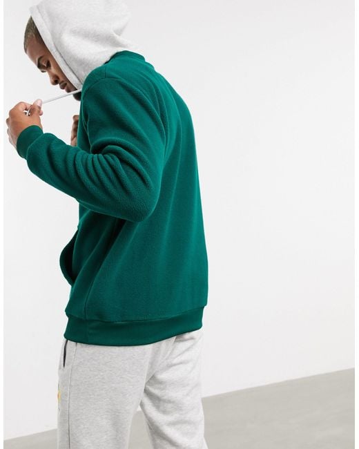 adidas Originals Hoodie With Collegiate Crest in Green for Men Lyst UK