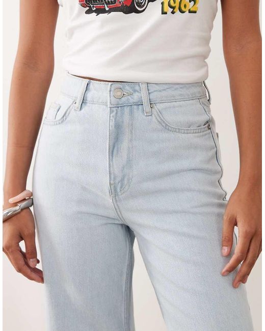 New Look White Adalae Wide Leg Jeans