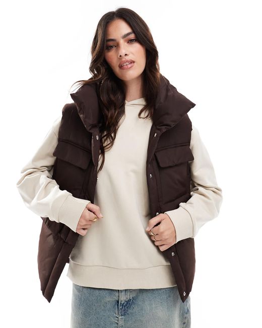 Threadbare Natural – wattierte weste