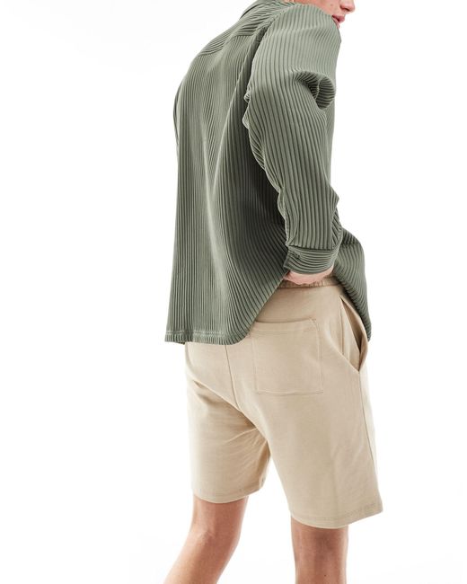 ASOS Natural Slim Fit Shorts for men