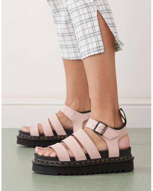 Dr. Martens Pink Blaire Sandals