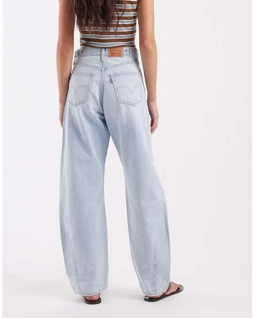 Levi's Blue Cinch Barrel Jeans