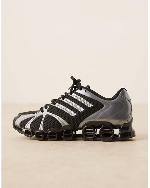 Zapatillas Negras Y Gris Acero Metalizado Mega Ghostride De -Negro Adidas Originals de color Black
