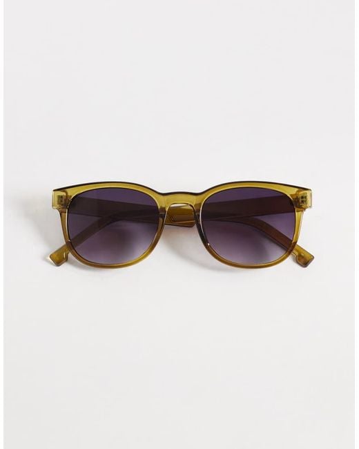A.J. Morgan Multicolor Hill Street Rectangular Sunglasses