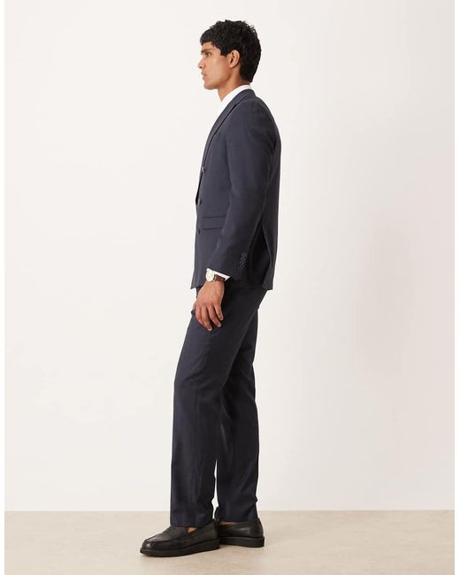 SELECTED Blue Suit Trousers for men