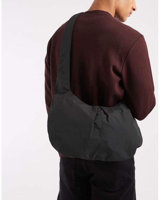 ASOS Black Small Sling Cross Body Bag for men