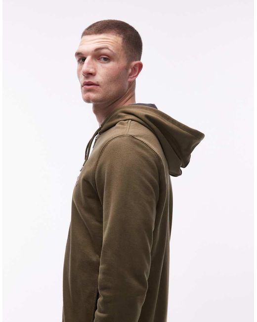 Paul Smith Natural Zebra Logo Zip Thru Hoodie for men