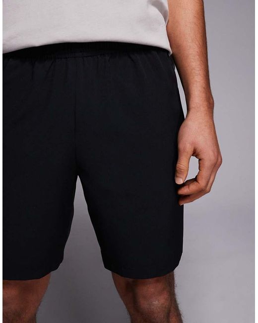 4505 Gray Icon 7 Inch Quick Dry Training Shorts With Zip Pockets 2 Pack for men