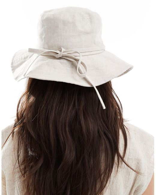 & Other Stories Multicolor Linen Bucket Hat