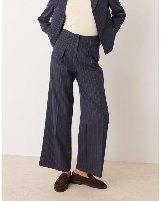Miss Selfridge Blue Tailored High Waisted Trouser