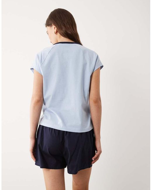 ASOS White Coffee And Sarcasm Graphic Tee And Woven Shorts Pajama Set