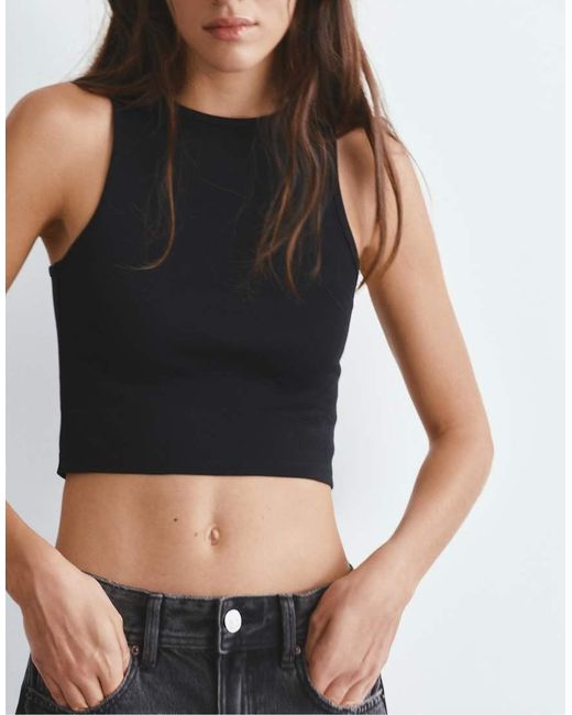 Pull&Bear Black Tank Top