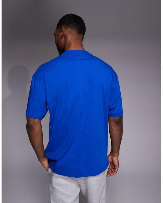 HUGO Blue Hugo Print T-shirt for men