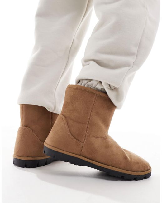 ASOS White Slipper Boots for men
