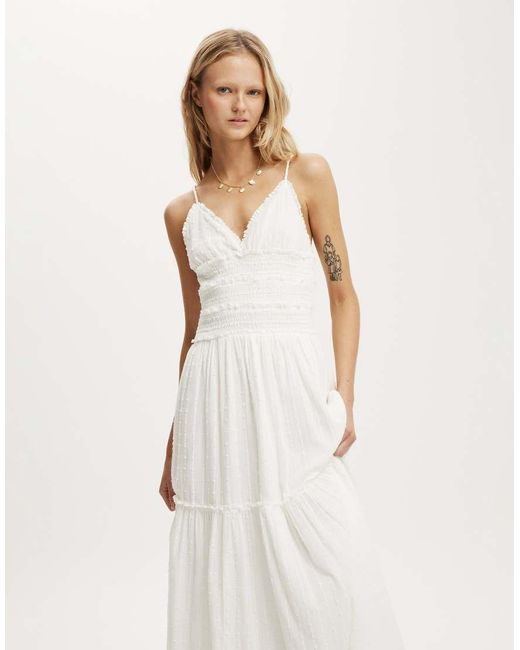 Cotton On White Olli Maxi Dress