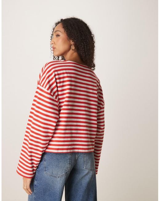 ASOS Red Oversized Boxy T-shirt