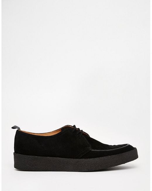 【レア物】GEORGE COX × FRED PERRY CREEPER UK6 Fred Perry X George Cox Creeper Mid Leather Oxford – Posers