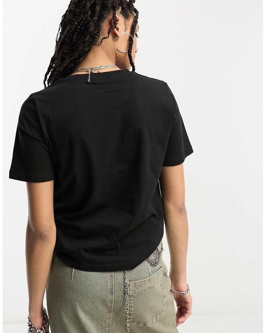 ONLY Black Crew Neck T-Shirt