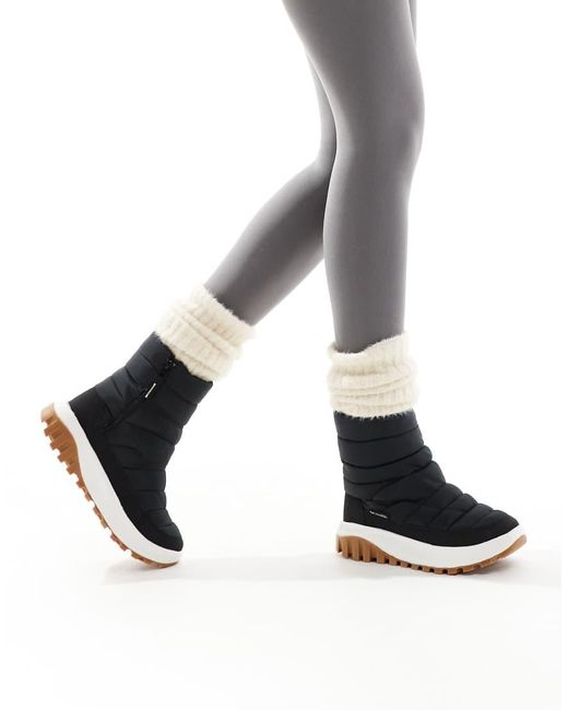 Columbia Black Snowtrot Mid Snow Boots