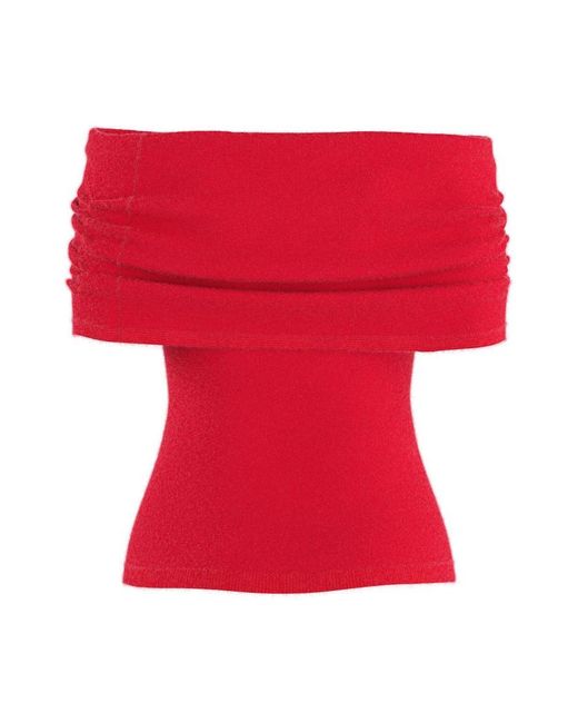 Top HYPEDROP de color Red