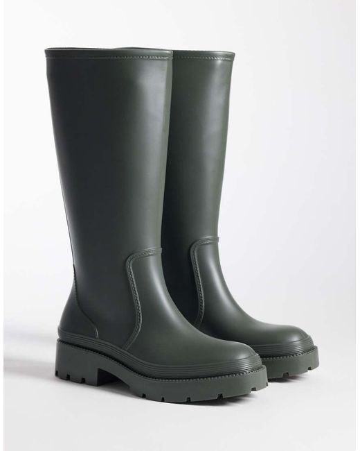 SEQWL Black Gumboots