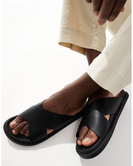 ASOS – sandalen in Black für Herren