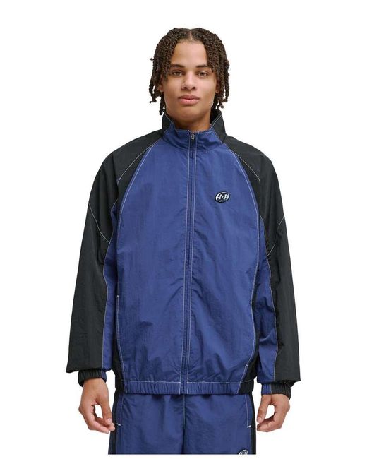 DC Shoes Blue Flow Track Water-Resistant Jacket for men