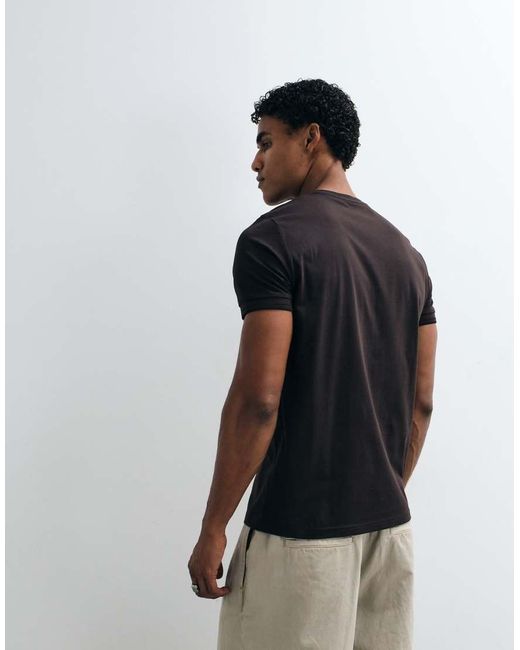 Fred Perry Black Twin Tipped T-Shirt for men
