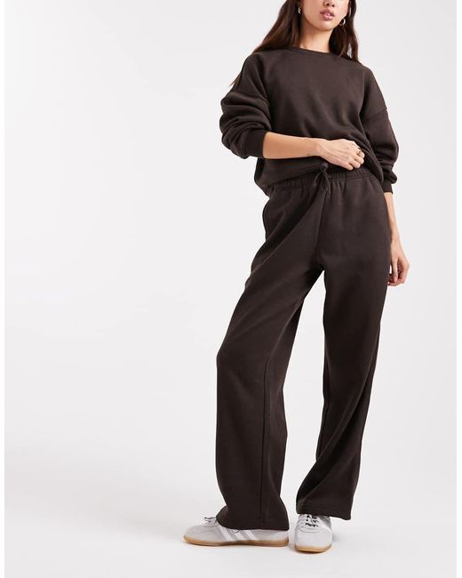 ONLY Black Straight Leg Jersey joggers Co-ord