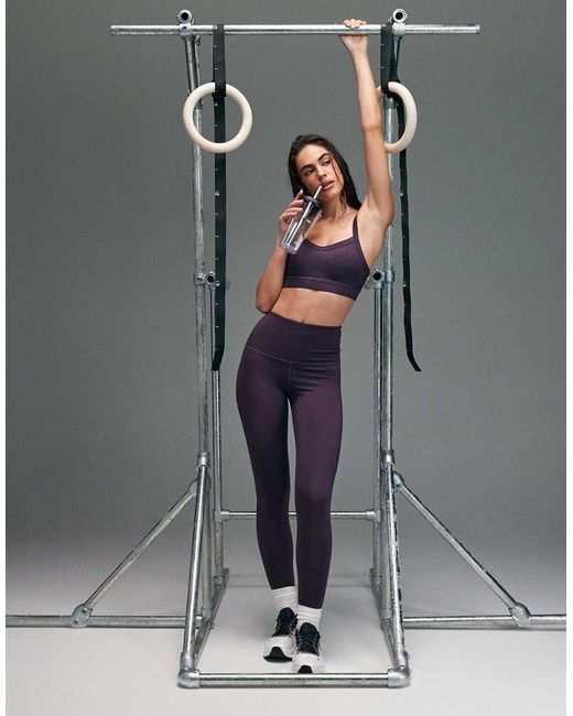 4505 Gray Icon Active Medium Support Sports Bra With Removable Padding And Adjustable Straps