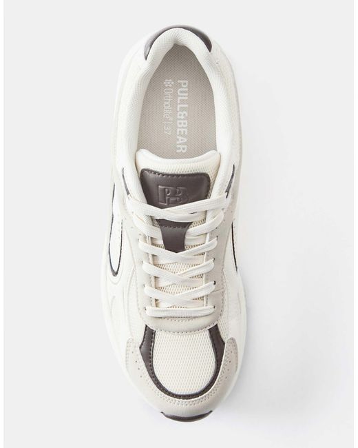Pull&Bear White – sneaker