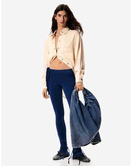 Desigual Blue Denim Bag Masha Popova