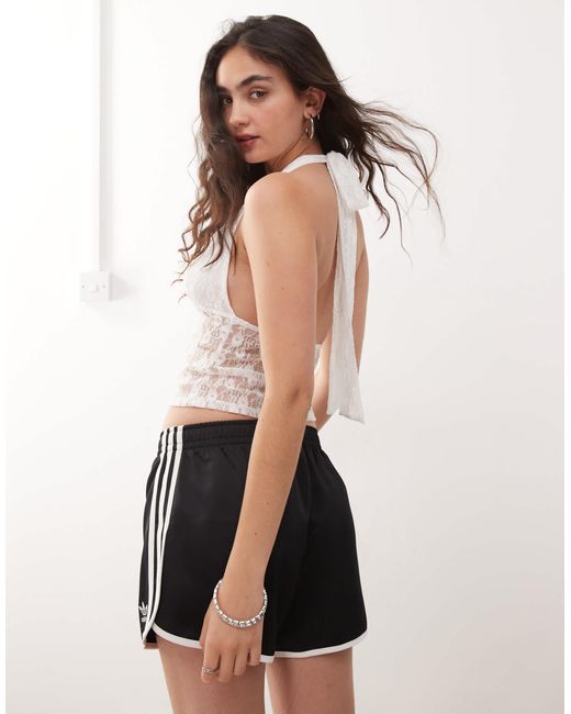 Collusion White Lace Halter Top