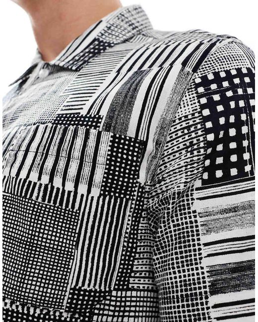 Farah Gray Chiltern Co-ord Short Sleeve Shirt for men