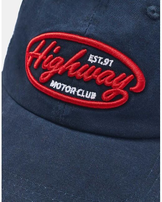 Pull&Bear Blue Trucker Cap for men