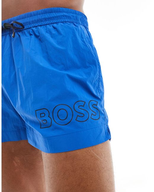 Boss - mooneye - short Boss pour homme en coloris Blue