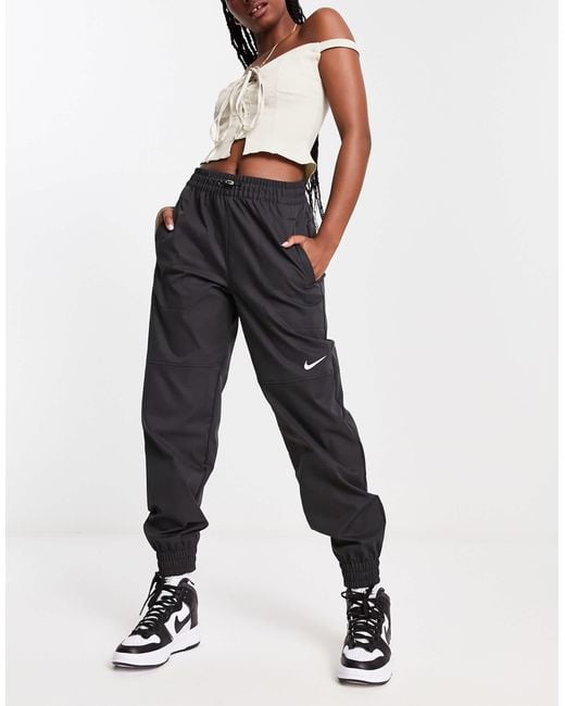 Nike Blue – swoosh – cargohose aus webstoff