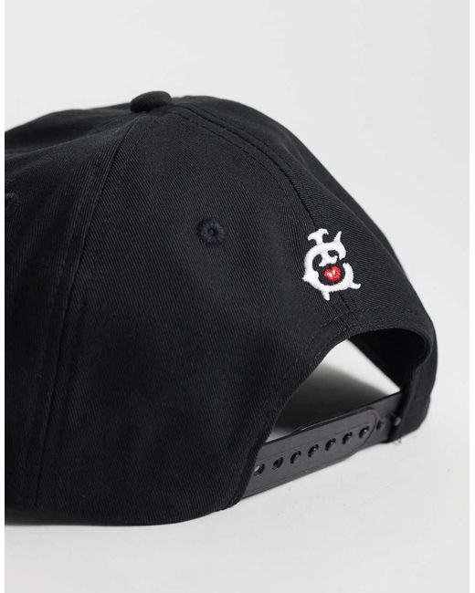 ICECREAM Black Logo Snapback Cap