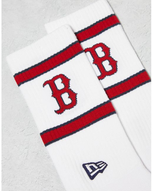 Boston red sox - chaussettes KTZ pour homme en coloris White