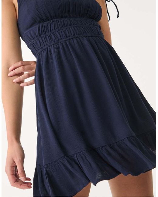 Stradivarius Korte Jurk in het Blue