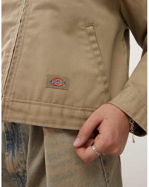 Dickies Natural Lined Cropped Eisenhower Jacket