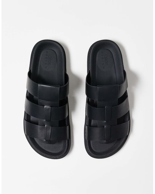 ASOS White Classic Strap Sandals for men