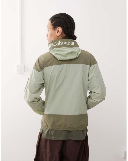 Columbia Green Challenger Ii Windbreaker for men